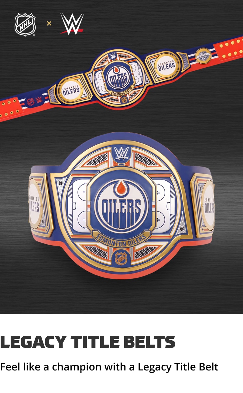 NHL Logo X WWE Logo Feel Like A Champion with a Legacy Title Belt