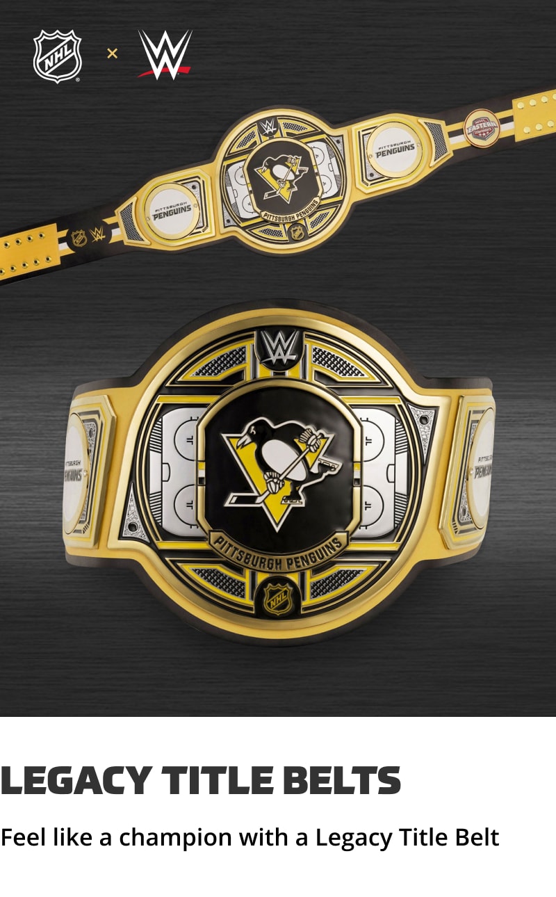 NHL Logo X WWE Logo Feel like a champion with a legacy title belt