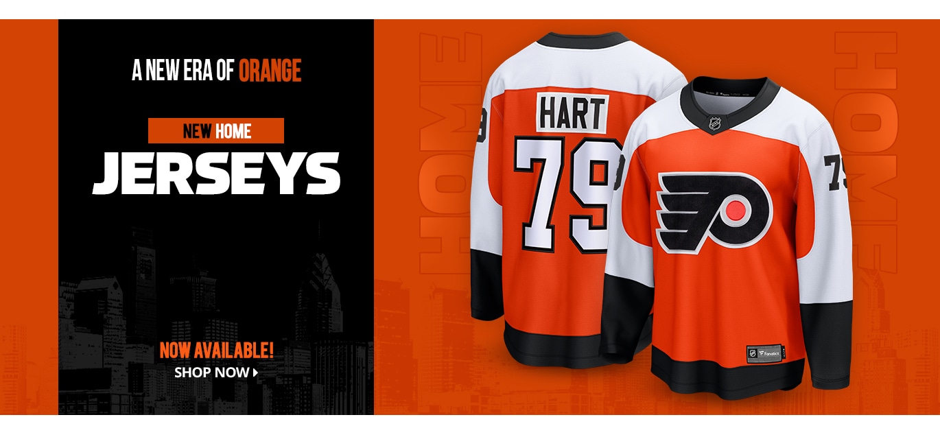Outerstuff Carter Hart Philadelphia Flyers Youth Home Premier Player Jersey - Orange