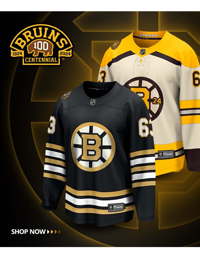 Men's Fanatics Branded Cream Boston Bruins 100th Anniversary Premier Breakaway Jersey