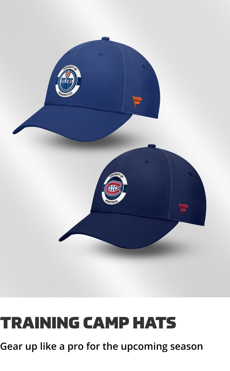 Training Camp Hats. Gear up like a pro for the upcoming season.